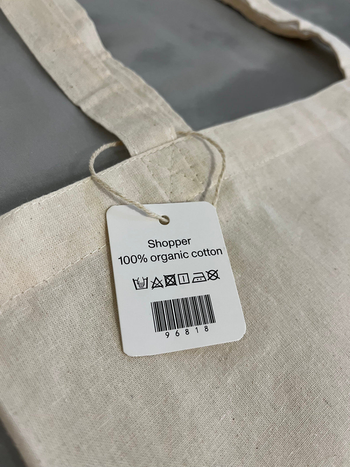 Hand-made punch needle palestine bag
