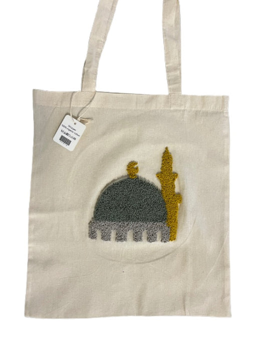 Palestine Punch-needle tote bag